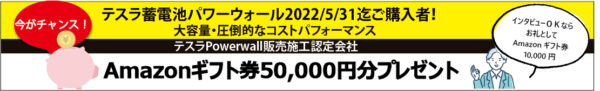 20220531_テスラ成約キャンペーン_Amazonギフト券