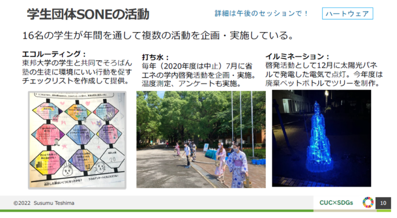 千葉商科大学_ハートウェア学生団体SONEの活動