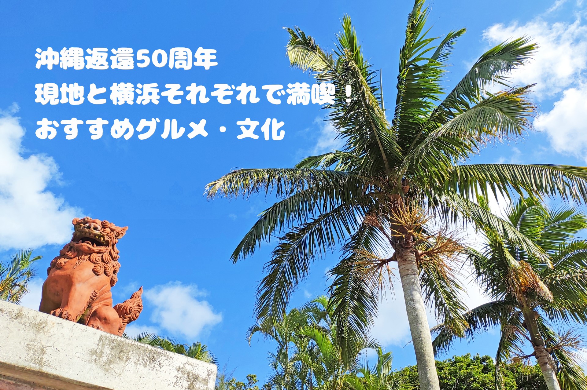 沖縄返還50周年｜現地と横浜それぞれで満喫！おすすめグルメ・文化